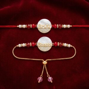 Bhai Bhabhi Rakhi combo - Premium Rakhi Set