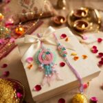 Bhai Bhabhi Rakhi combo | Bhai Rakhi and Bhabhi Lumba Rakhi set