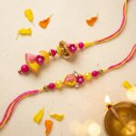 Bhaiya and Bhabhi Rakhi - Slim Bhai Bhabhi Rakhi set