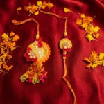 Bhai Bhabhi Rakhi combo | Bhai Rakhi and Bhabhi Lumba Rakhi set