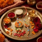 Bhai Bhabhi Rakhi combo | Bhai Rakhi and Bhabhi Lumba Rakhi set