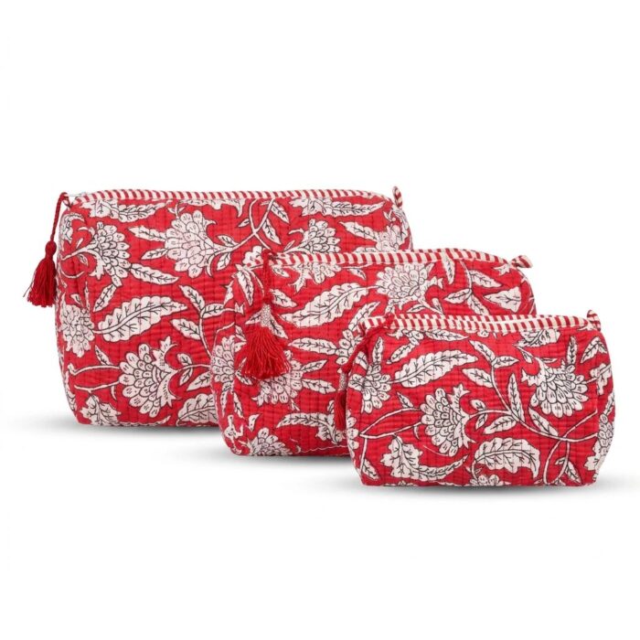 Set of 3 matching Travel Pouches for organized packing
