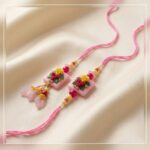 Bhai Bhabhi Rakhi combo | Bhai Rakhi and Bhabhi Lumba Rakhi set - Image 4