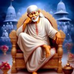 Sai baba Printed Backdrop for Pooja and Satsang