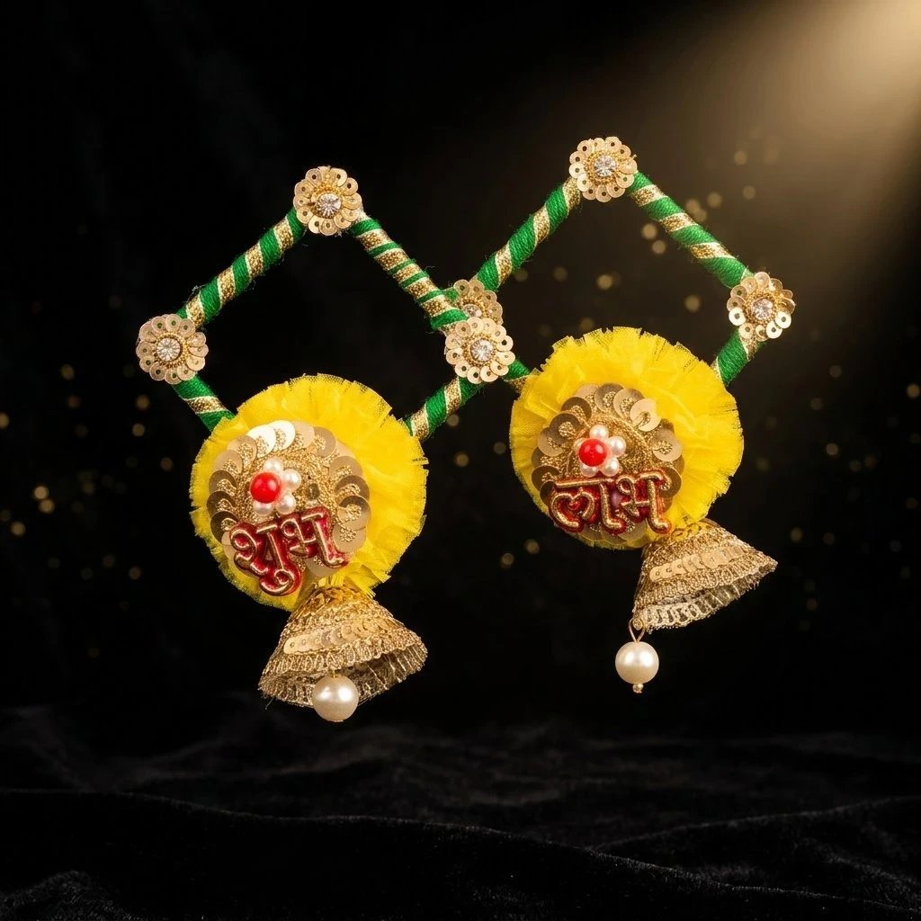 01-hero-studio (3).webp Yellow Marigold Shubh Labh | Diwali Decoration - Image 1