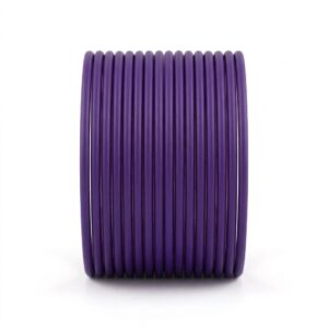Jamuni Purple Matte finish metal bangle set of 12