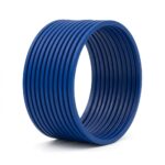Deep Blue - Neel blue matte bangle set of 12