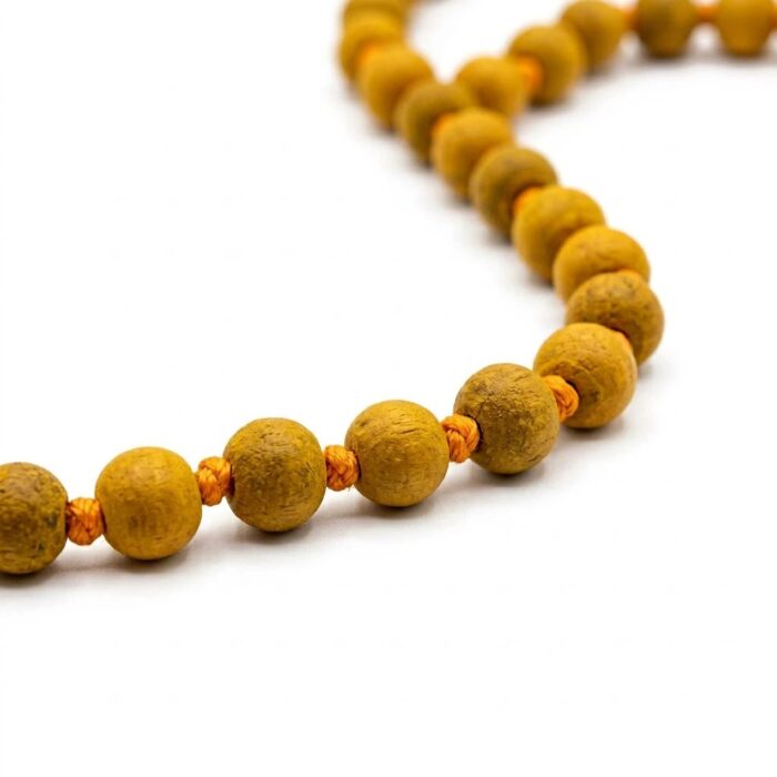 Sacred Original Haldi (Turmeric) Japa Mala | Prayer & Meditation Beads - Image 4