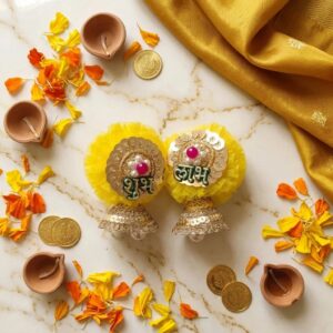 Decorate your home this Diwali with Auspicious Marigold Shubh Labh hanging