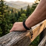 Bold Black Thread Protection Bracelet - Image 4