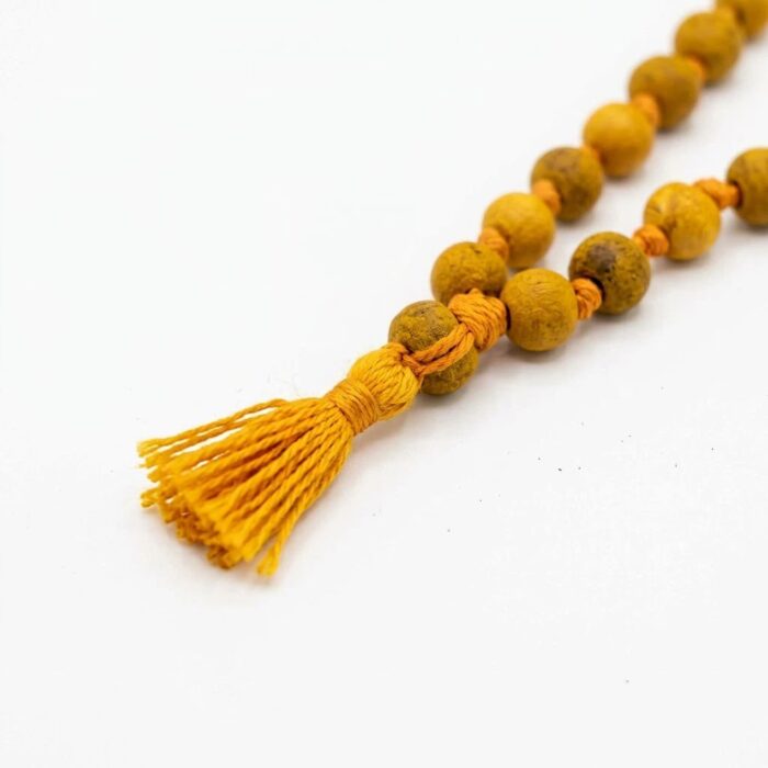 Sacred Original Haldi (Turmeric) Japa Mala | Prayer & Meditation Beads - Image 5