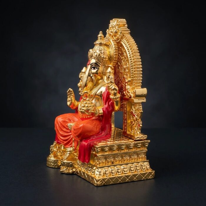 Side Profile view of the Small size Ganesh Idol