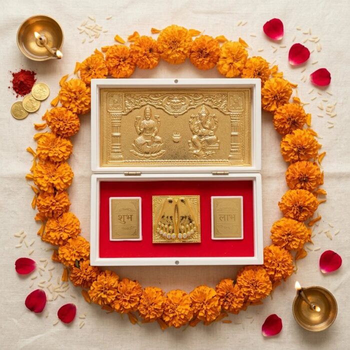 Lakshmi Ganesh gift box for Pooja Mandir Diwali return gift idea