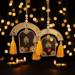 Acrylic Shubh Labh Diwali Decoration in Canada