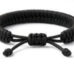 Bold Black Thread Protection Bracelet - Image 2