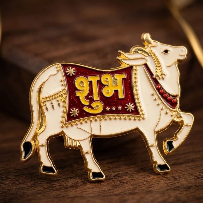 Close up of the Shubh Labh hanging