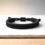 Bold Black Thread Protection Bracelet