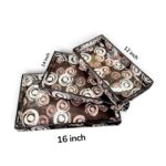 Serving Tray Set of 3 | Stylish Wooden Tray set - Image 3