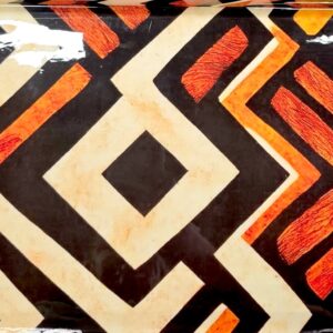Bold Chevron - Brown Base Print