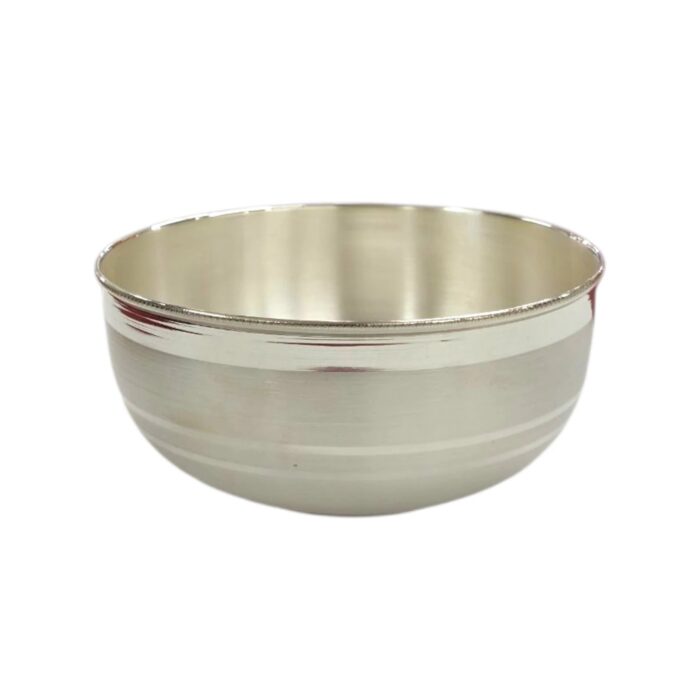 Pure Silver Bowl | 3.8 inch pure Silver katori - Image 6