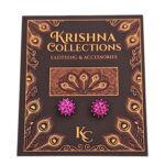 925 Sterling Silver Ruby Cluster Stud Earrings - Image 8