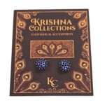 925 Sterling Silver Royal Blue Sapphire Cluster Studs - Image 7