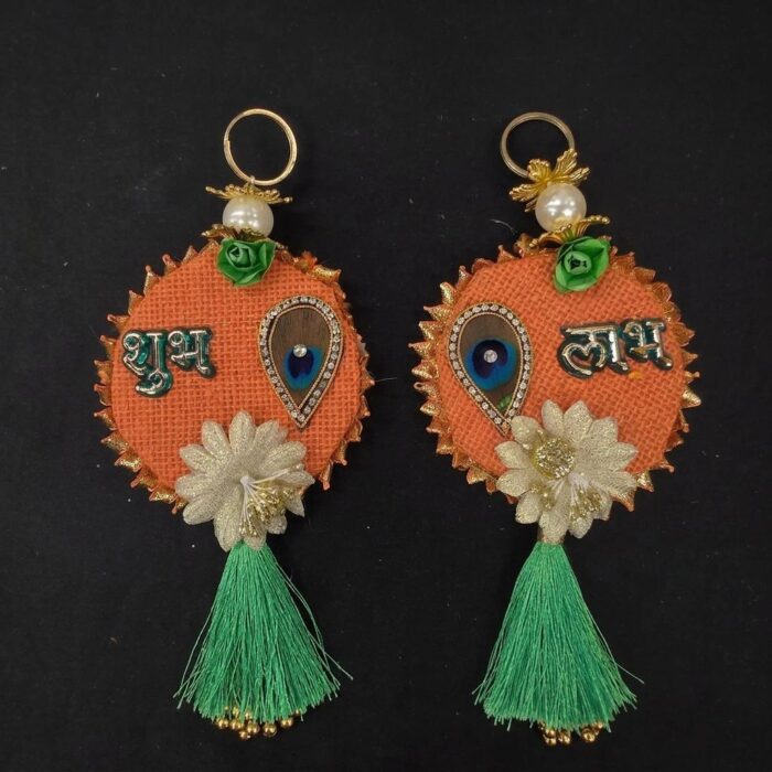 Handcrafted Shubh Labh hanging - Diwali Decor - Image 2