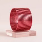 Glossy Metal Bangles - Set of 12 - Image 3