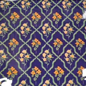 Blue Floral Print
