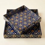Serving Tray Set of 2 - Square | 5 Pattern - Image 5