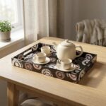 Serving Tray Set of 3 | Stylish Wooden Tray set - Image 4
