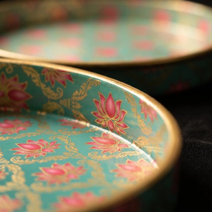 Round Tray Set · Set of 2 - Large | 7 Designs - Image 4