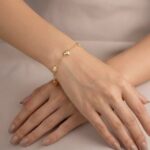 Elegant 925 Sterling Silver Gold-Plated Triple Heart Bracelet - Image 2