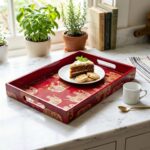 Serving Tray Set of 3 | Stylish Wooden Tray set - Image 2