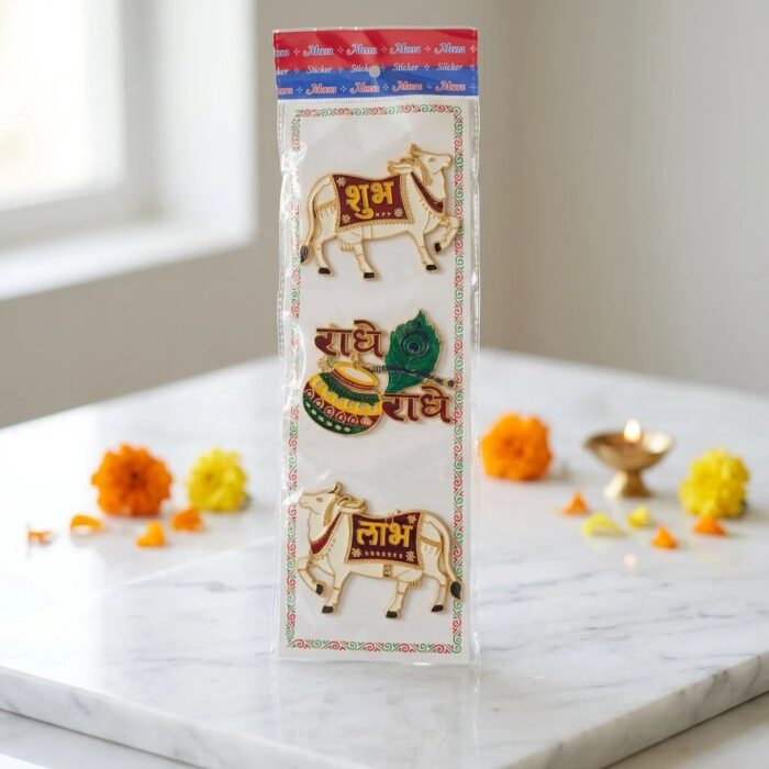 Light weight shubh labh Diwali Decoration on a Card