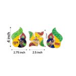Dimensions of the acrylic shubh labh sticker set