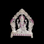 Pure Silver Goddess Lakshmi Idol - Image 4