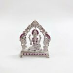 Pure Silver Goddess Lakshmi Idol - Image 2