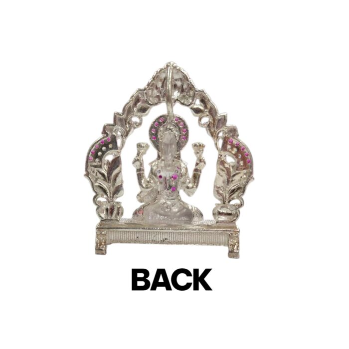 Pure Silver Goddess Lakshmi Idol - Image 7