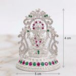 Dimension of the small silver Ganesh Idol for home mandir and Gift