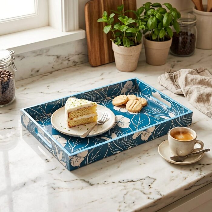 Decorative Coffee Table Tray Set for Home