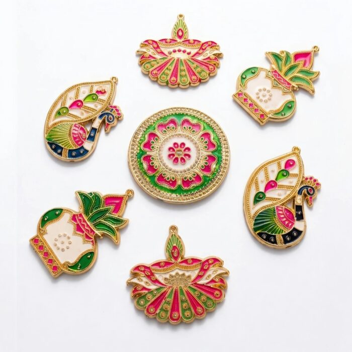Decorative Rangoli Set - 7 piece - Image 4