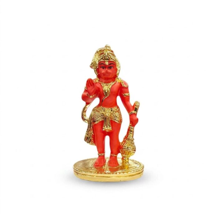 24k Gold plated Hanuman Idol for Home and Gift