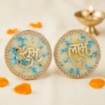 Small Shubh Labh for Diwali Decor - Blue