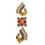 Swastik and Ganesh with Shubh Labh on white background