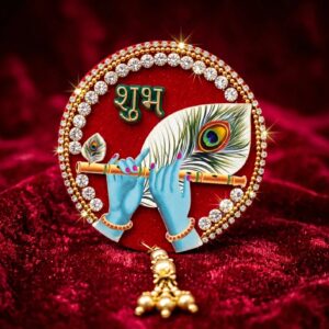 Shubh Labh with pearl tussles