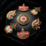 Decorative Rangoli set - 7 piece Diwali Decoration