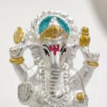 Pure Silver Lakshmi Ganesha Idol Set - Image 4