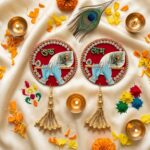 Shubh Labh with pearl tussles