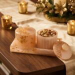 Miraya Resin Dry Fruit Jar set with Tray - 2 Jars | 4 Colors